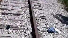 Wow, fisherman finds stripper on run and slams her hard in dirty shower!