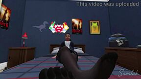 two mistresses use toys to submit young boyfriend in femdom session 😈