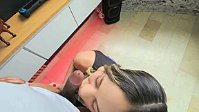 Stepmom Sheena Ryder makes a sex video with her stepson to earn more money for gambling