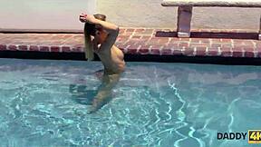 Jenny enjoys time with her handsome mature dad