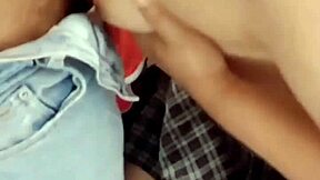 i'm the flat chested tranny gabriela muniz getting my ass pumped by the machine in solo masturbation with dildo