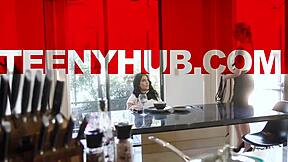 young teen 18+ shares shape tips with hard fucking 💪