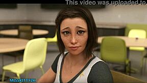 first anal for petite 18+ teen with big boobs and hot milf in amateur massage session.