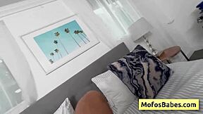 gaby ortega rides jmac's huge white dick deep loving every inch