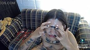 Why do these three latina teens crave facials?