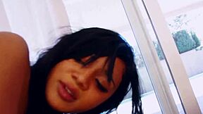 Bree Daniels and Nilah Summers home alone in intense lesbian action