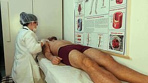 patient gets hard from nurse's touch