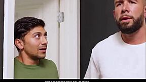 I caught my big tits stepsister and stepbrother, then joined the family threesome