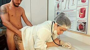 patient gets hard from nurse's touch