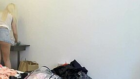 super hot beautiful and sexy girls try on haul turns into a lesbian party on high heels and miniskirts with backstage