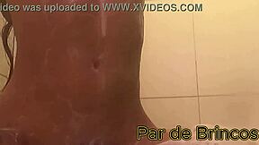 洗澡后坐大鸡巴爽射高潮