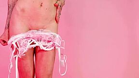 big tits petite brunette shows sexy body and enjoys cute posing session