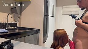 Vizinho Me Pega Na Cozinha Me Come E Me Coloca Pra Mamar