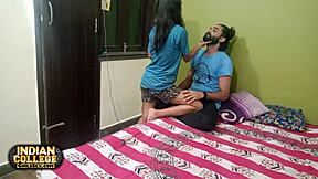 Does this juicy skinny desi girlfriend want the hunk's cock?