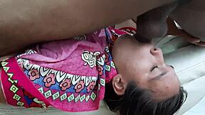 Delicious Blowjobs To Stepbrother's Rich Cock On Bed?