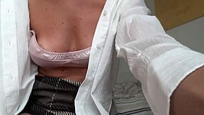 student teen runs away from school fucks with big dildo