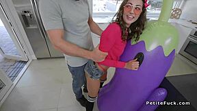 Petite teen 18+ gets ass licked