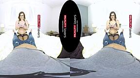 young tattooed german chubby girl with glasses poses seductively