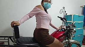 Young 18+ Woman's Fantasy: Filming While Fucking