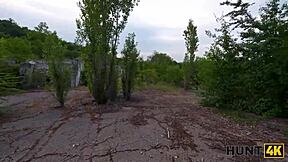 hunt4k, slutty brunette craves wild anal, oops!