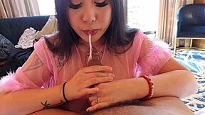 Big Dick Digs Deep into Tight Filipina Doggy Style