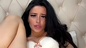 Horny british slut engages in solo masturbation