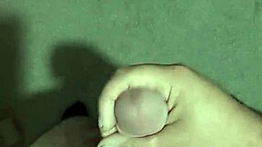 Masturbating alone at home.