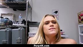 Teen 18+ Caught in Stolen Bikini by Loss Prevention Officer