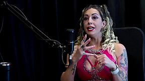 julia fontanelli's journey from driver to porn star, overcoming depression, in sheer red lingerie