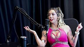 julia fontanelli's journey from driver to porn star, overcoming depression, in sheer red lingerie