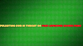 Tiny goth teen slammed with messy throat cum upside down