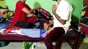 Indian teacher fucked hard by master.