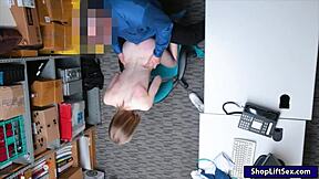 skinny shoplifter says officer pound me hard