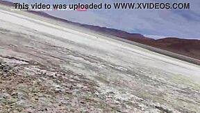 Latina babe fucks big cock outdoors in Bolivia 😍