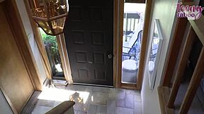 college babysitter lilith grace makes boss seth brogan happy with special attention