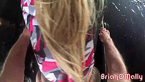 Wild Fucking On Jet-Ski With Skinny Blonde Stephanie Love And Brian Omally