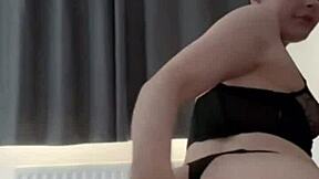 Horny British Slut Engages In Intense Solo Masturbation Session.