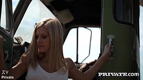 Horny Trucker Candee Licious Enjoys Passionate Outdoor Anal