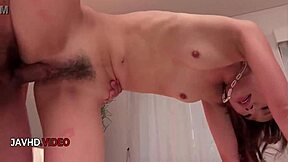 Nana Fujii’s Teen 18+ Ass Bent Over for Hot Asian Creampie Action