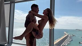 Intense Blowjob And Hard Fucking Conquest With La Petite Ange And Leo Santos In Bedroom