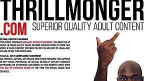 Oh she trippin, abby adams creams on that big black cock!