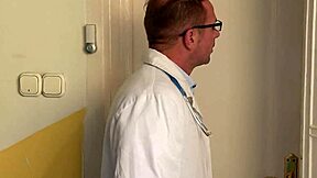 doctor pounds two teen coeds in doggystyle and cowgirl!