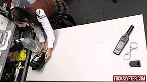 Shy Innocent Schoolgirl Feels Deep Emotions Fucking Security Guard