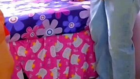 Latina enjoys hardcore anal with married neighbor in his bed, sucking every drop