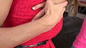 Lesbian video with Brenda James and Alyssa Reece licking and fingering.