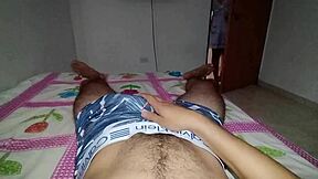 sexy hermanastra in babydoll gets homemade pov action