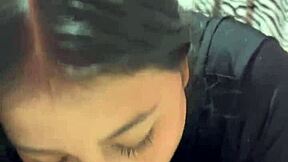 My sister-in-law came back from the party in a sexy dress, ready to fuck