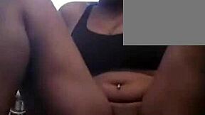 Horny young ebony teen 18+ gets pussy action with black cock