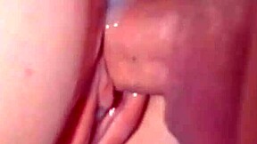 petite teen moans as cum drips between her lips continuously