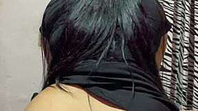 My sister-in-law came back from the party in a sexy dress, ready to fuck